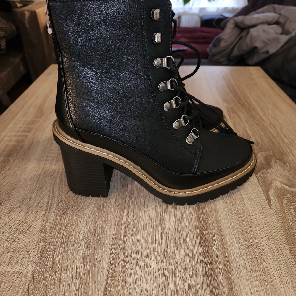 A New Day Tessa Winter Lace-Up Ankle Boots - Picture 2 of 3
